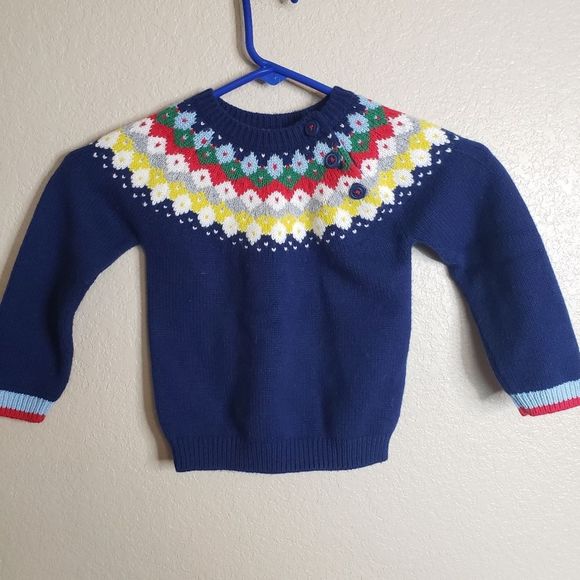 Baby Boden Other - Baby Boden 2-3Y Blue Fairisle Sweater